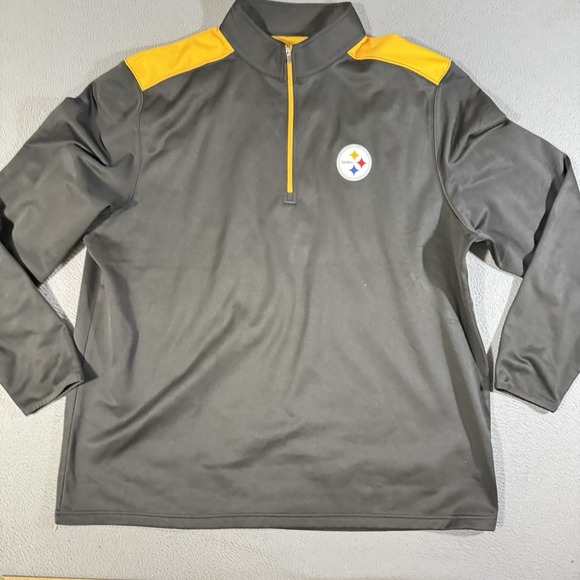 NFL Team Apparel Other - NFL Team Apparel Pittsburgh Steelers 1/4 Zip Pullover Size 3XL Football